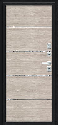 Лайн/BChrome (цвет Букле черное/Cappuccino Melinga)