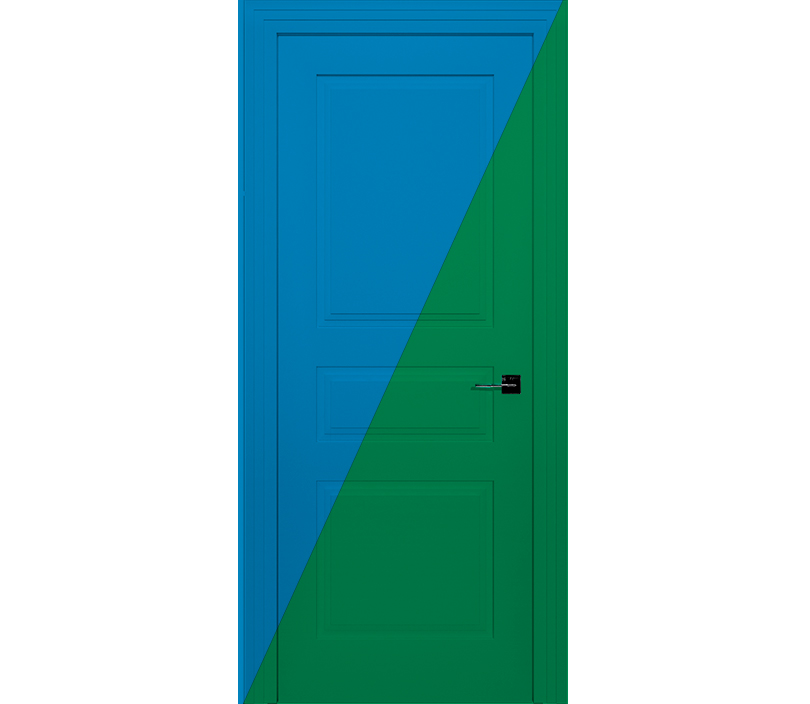 Дверь межкомнатная глухая Римини ДГ3 зеленая