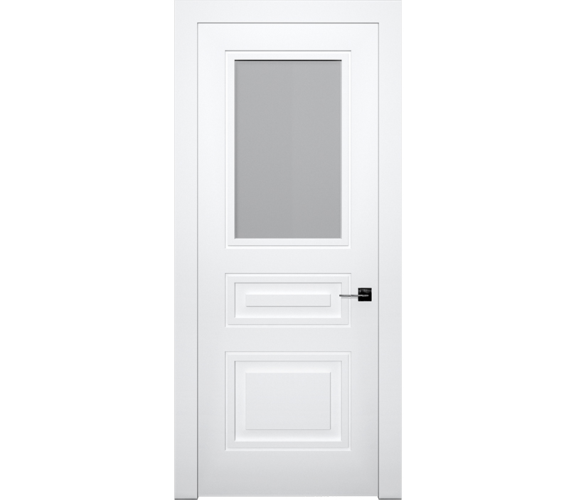 Дверь межкомнатная со стеклом Гранада ДО3 с патиной