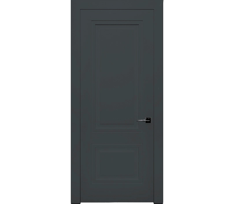 Дверь межкомнатная глухая Гранада ДГ2 цвет графит