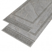 Мрамор серо-коричневый 02С Узор греческий 23857