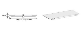 Добор "Т" 2070*120*8 Italiano Vero